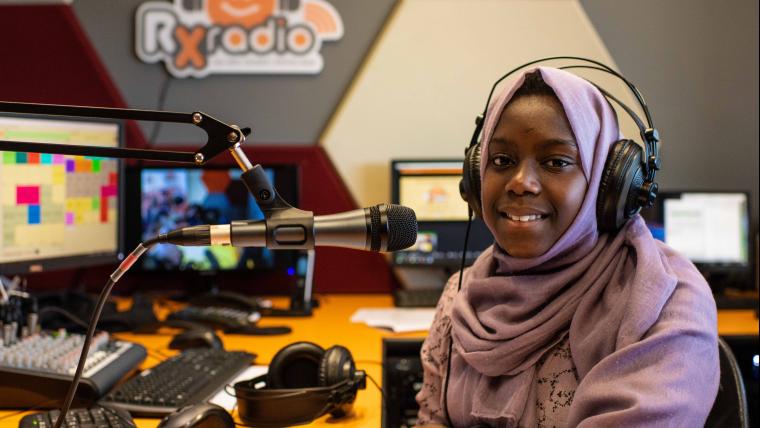 This 13-year-old radio host creates conversations of comfort for children in hospital