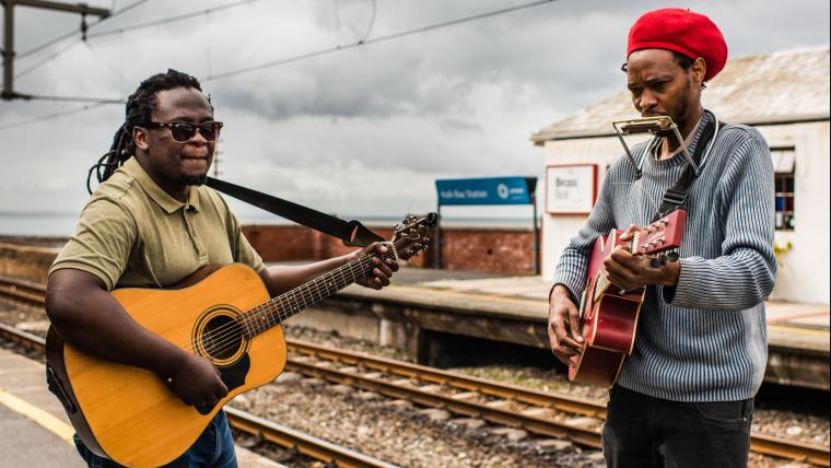 The train is our stage. How these buskers found their platform to