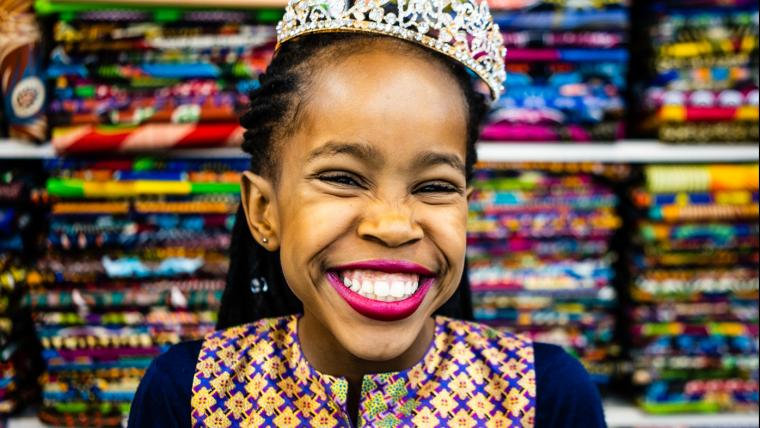 The 11 year old designer with a penchant for bling dazzling South Africa s fashion scene Beautiful News